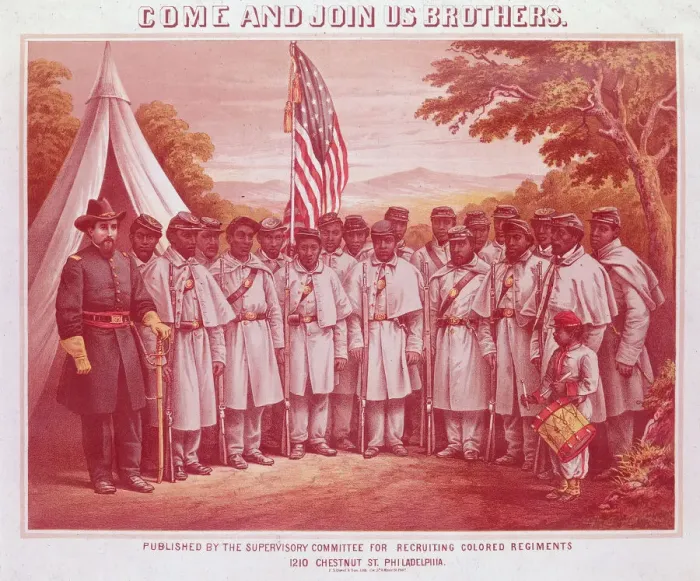 Framed Print : Black Regiments
