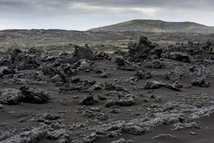 Framed Print : Black sand, lava, Reykjanesskagi, Southern Peninsula or Reykjanes, Iceland