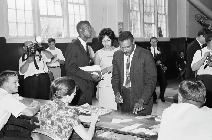 Framed Print : Black Students Registering at University of South Carolina Framed Print : Black Students Registering at University of South Carolina