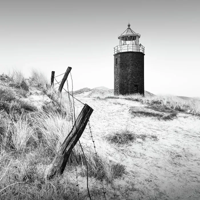 Framed Print : Black and white photograph of the famous Quermarken fire near Kampen on the island of Sylt, Germany Framed Print : Black and white photograph of the famous Quermarken fire near Kampen on the island of Sylt, Germany