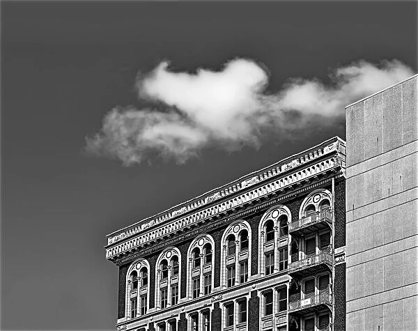 Black And White Revivalist Building