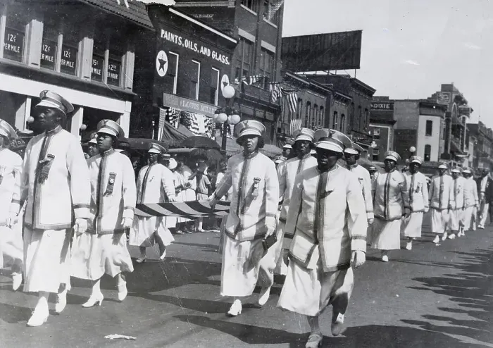 Framed Print : Black Women Of Parade In Uniforms Framed Print : Black Women Of Parade In Uniforms