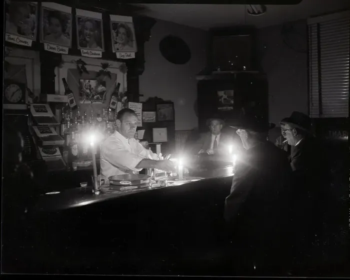 Framed Print : Blackout In Yonkers Street