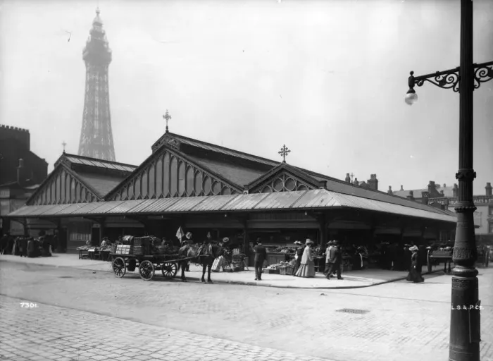 Framed Print : Blackpool Market Framed Print : Blackpool Market