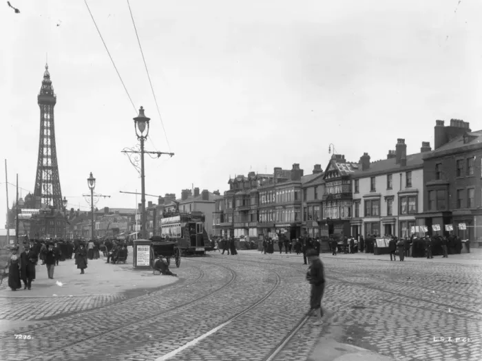 Framed Print : Blackpool Tramlines Framed Print : Blackpool Tramlines