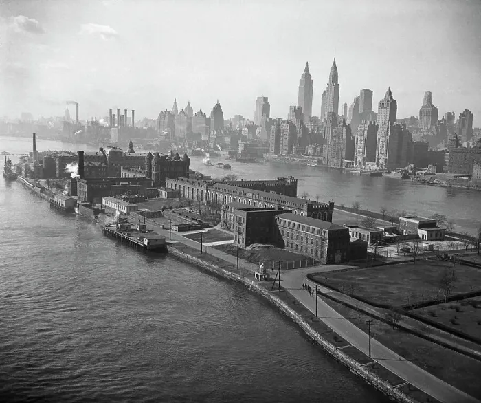 Framed Print : Blackwell's Prison on Welfare Island in New York Framed Print : Blackwell's Prison on Welfare Island in New York