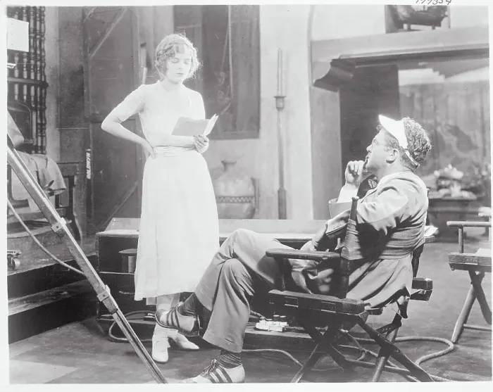 Framed Print : Blanche Sweet Rehearsing with Her Husband Framed Print : Blanche Sweet Rehearsing with Her Husband