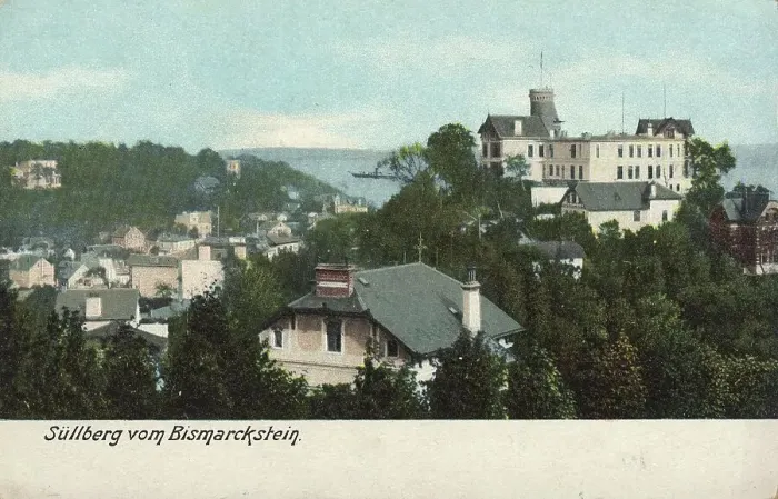 Framed Print : Blankenese with Suellberg from Bismarckstein, Hamburg, Germany, postcard with text, view around ca 1910, historical, digital reproduction of a historical postcard, public domain, from that time, exact date unknown Framed Print : Blankenese with Suellberg from Bismarckstein, Hamburg, Germany, postcard with text, view around ca 1910, historical, digital reproduction of a historical postcard, public domain, from that time, exact date unknown