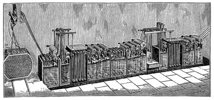 Framed Print : Bleaching and dyeing cotton machines Framed Print : Bleaching and dyeing cotton machines