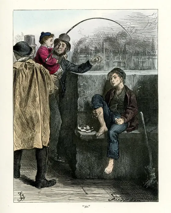 Framed Print : Bleak House - Jo Framed Print : Bleak House - Jo