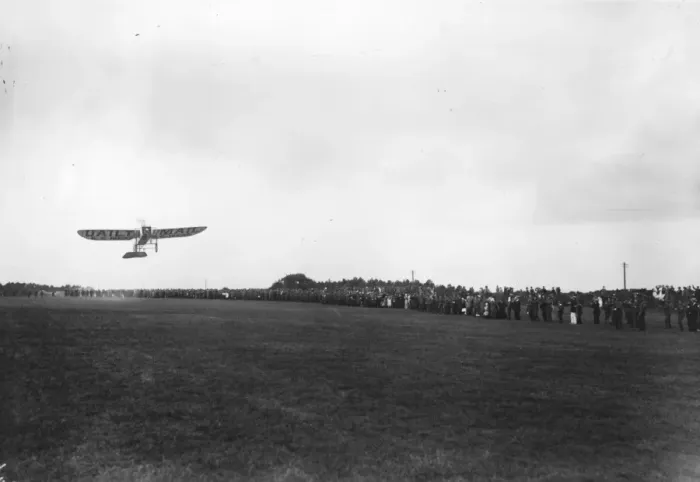 Framed Print : Bleriot In Flight Framed Print : Bleriot In Flight