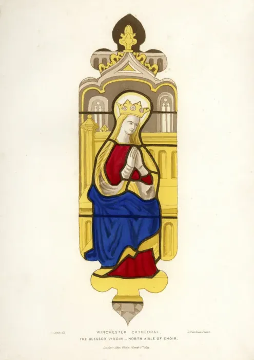 Framed Print : The Blessed Virgin