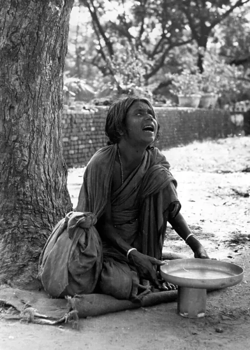 Framed Print : Blind Beggar Framed Print : Blind Beggar