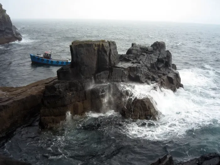 Framed Print : Blind Mans Cove, Skellig Michael