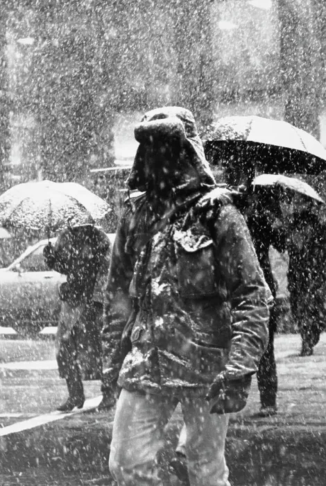 Framed Print : Blizzard Hits Manhattan Framed Print : Blizzard Hits Manhattan