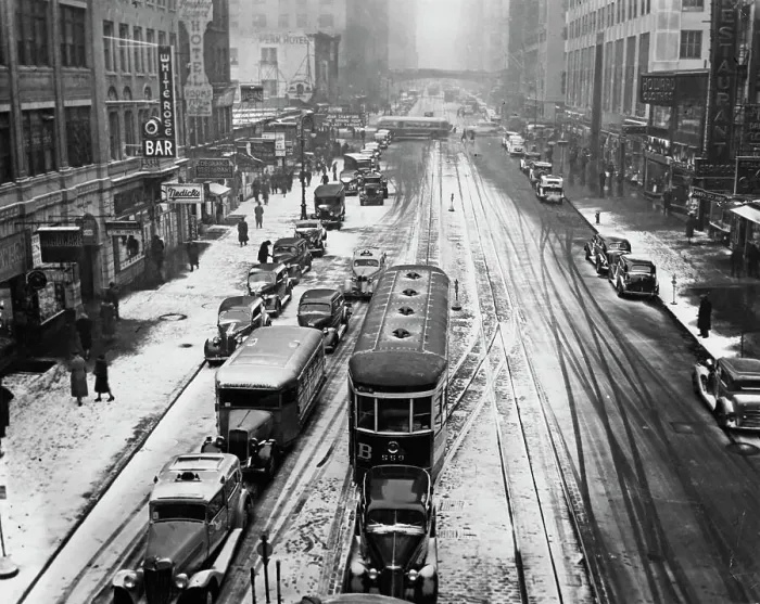Framed Print : Blizzard Hits Manhattan Framed Print : Blizzard Hits Manhattan