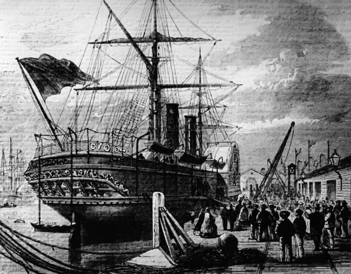Framed Print : Blockade Vessel Framed Print : Blockade Vessel