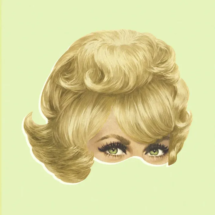 Framed Print : Blond Wig Framed Print : Blond Wig