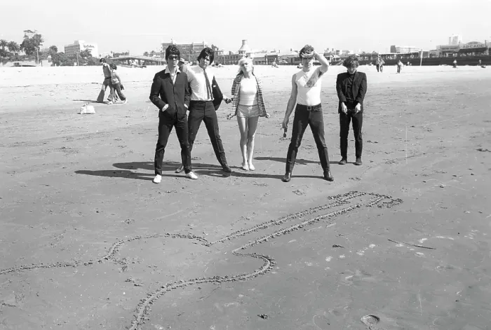 Framed Print : Blondie Portrait Session On The Beach