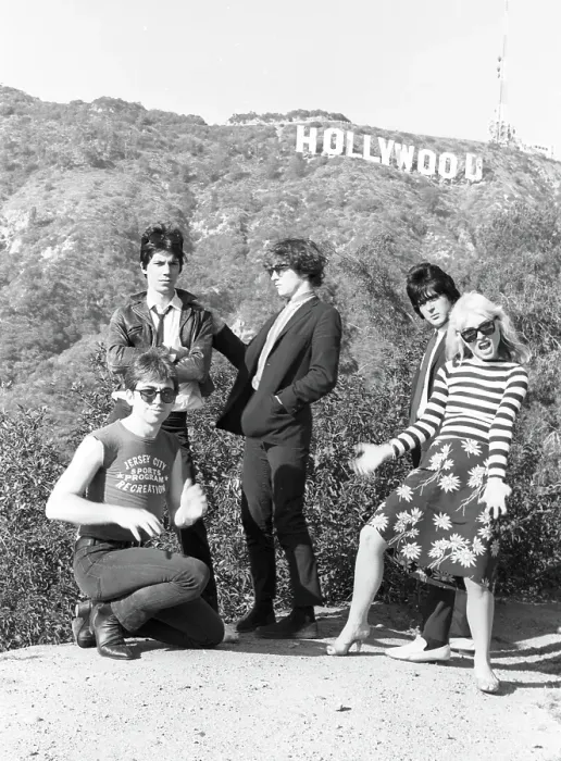Framed Print : Blondie Portrait Session With Hollywood Sign Framed Print : Blondie Portrait Session With Hollywood Sign