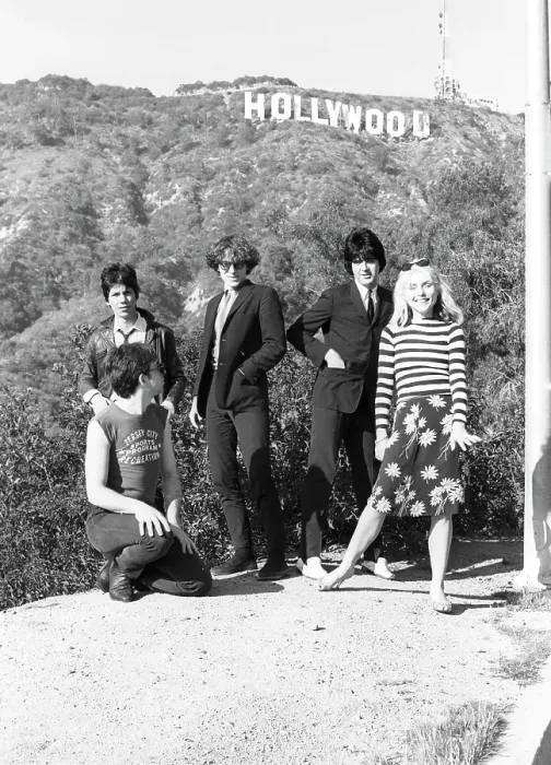 Framed Print : Blondie Portrait Session With Hollywood Sign Framed Print : Blondie Portrait Session With Hollywood Sign