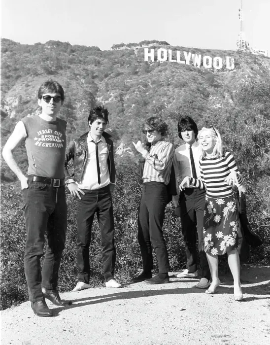 Framed Print : Blondie Portrait Session With The Hollywood Sign Framed Print : Blondie Portrait Session With The Hollywood Sign
