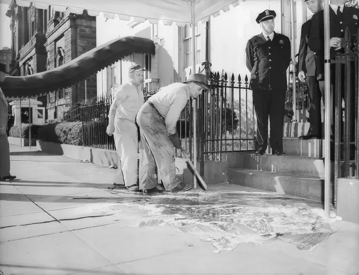 Framed Print : Blood on the Blair House Steps Framed Print : Blood on the Blair House Steps