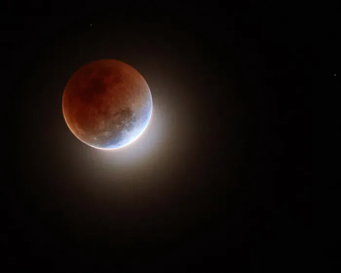 Framed Print : Blood Moon