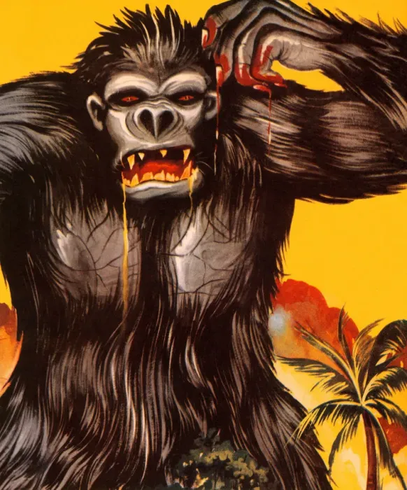 Framed Print : Bloody Gorilla