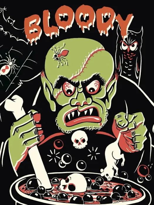 Framed Print : Bloody Monster Framed Print : Bloody Monster