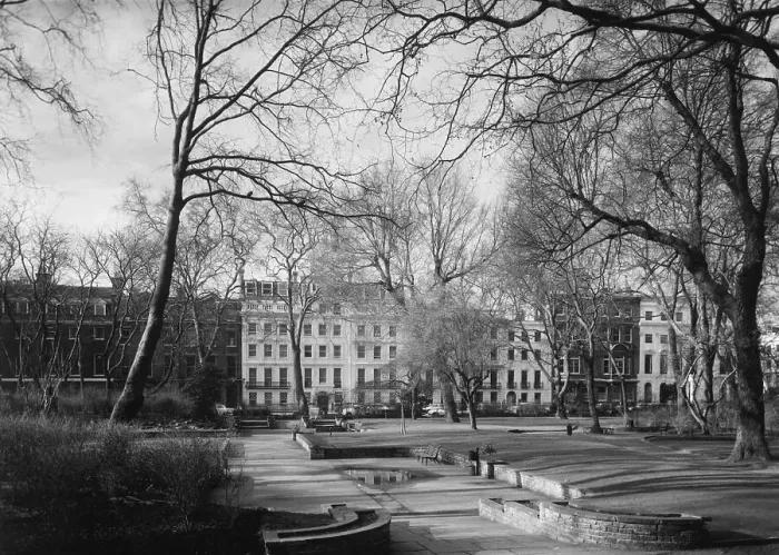 Framed Print : Bloomsbury Square Framed Print : Bloomsbury Square