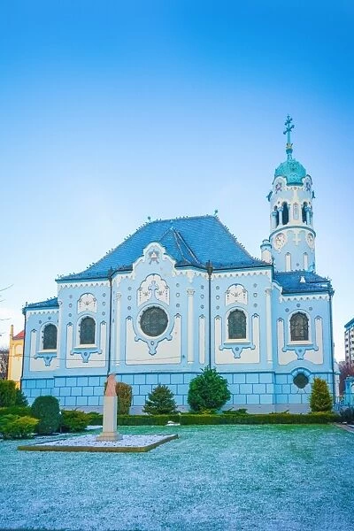 Blue Church in Bratislava, Slovakia