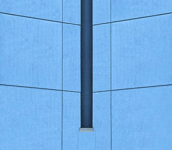 Blue Concrete Symmetry