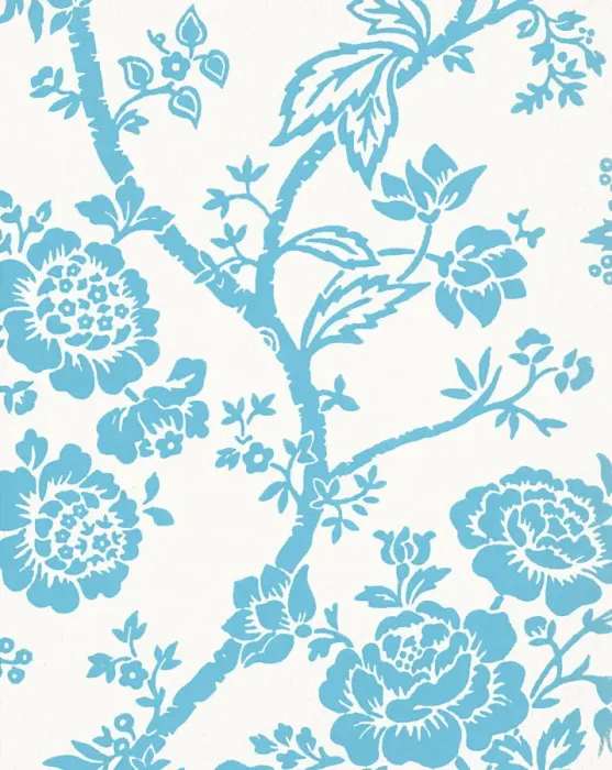 Framed Print : Blue Floral Pattern Framed Print : Blue Floral Pattern