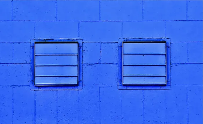 Framed Print : Two Blue Flues Framed Print : Two Blue Flues