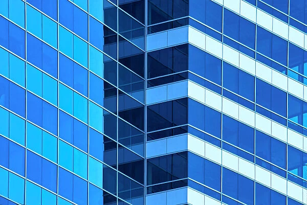 Blue Glass Shadows