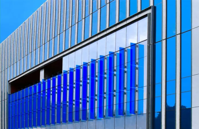 Framed Print : Blue Glass Style Framed Print : Blue Glass Style