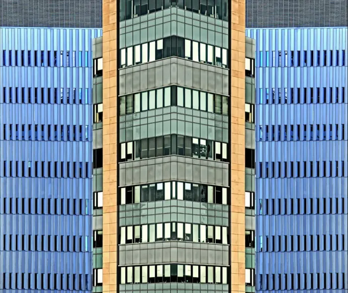 Framed Print : Blue And Green Architecture Framed Print : Blue And Green Architecture