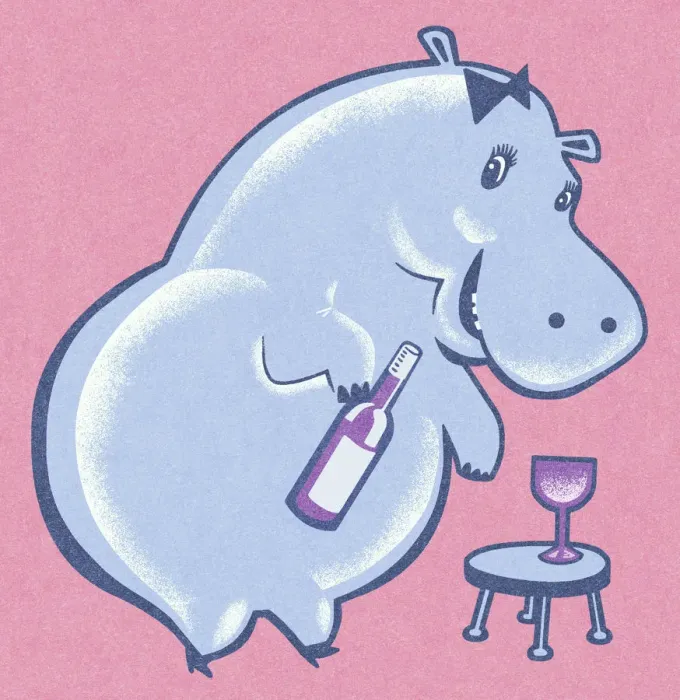 Framed Print : Blue Hippo Framed Print : Blue Hippo