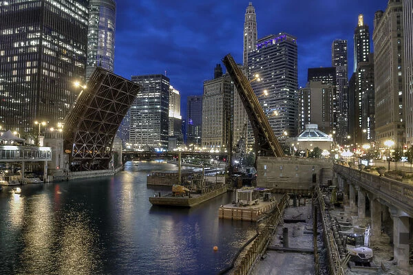 Blue Hour on the Chicago River