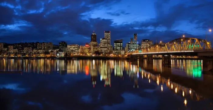 Framed Print : Blue Hour Reflection Framed Print : Blue Hour Reflection