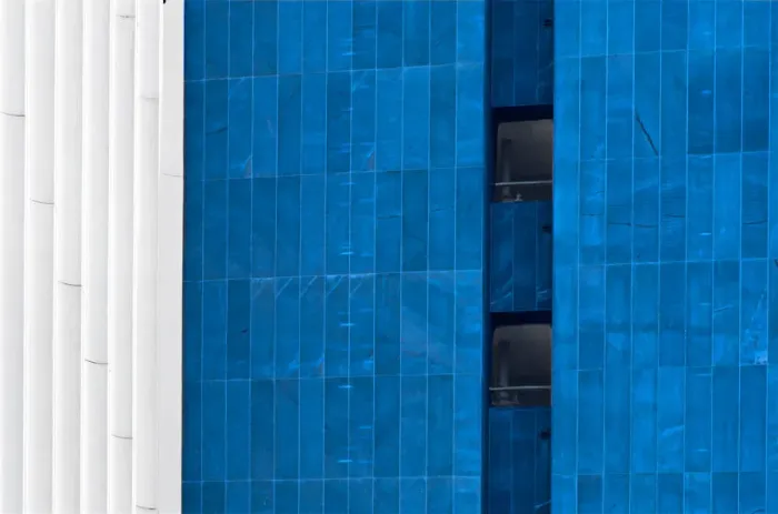 Framed Print : Blue Monolith Framed Print : Blue Monolith
