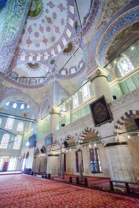 Framed Print : Blue Mosque Interior Framed Print : Blue Mosque Interior