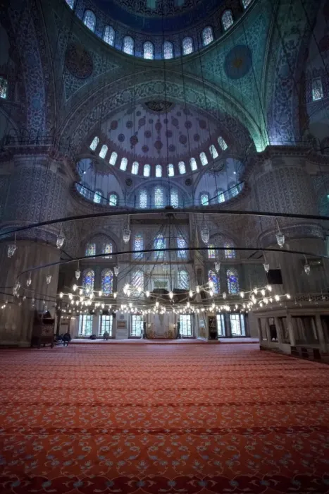 Framed Print : Blue Mosque Interior Framed Print : Blue Mosque Interior