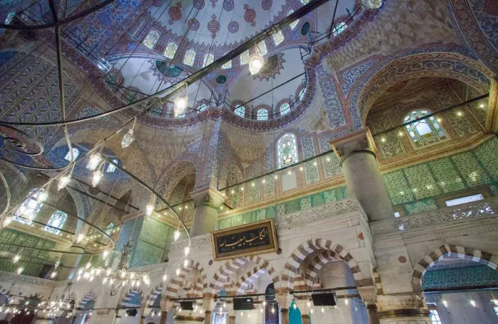 Framed Print : Blue Mosque Interior Framed Print : Blue Mosque Interior