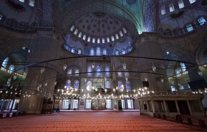 Framed Print : Blue Mosque Interior Framed Print : Blue Mosque Interior