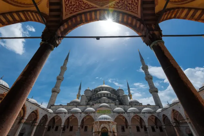 Framed Print : Blue mosque in Istanbul