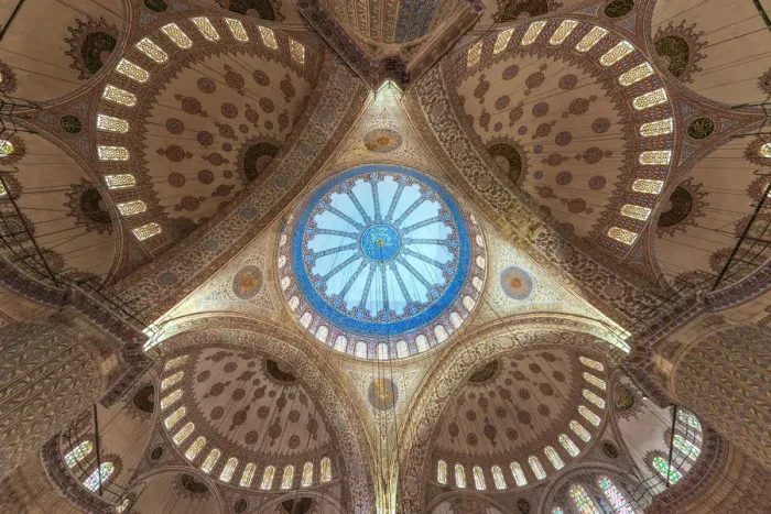 Framed Print : Blue mosque main hall Framed Print : Blue mosque main hall
