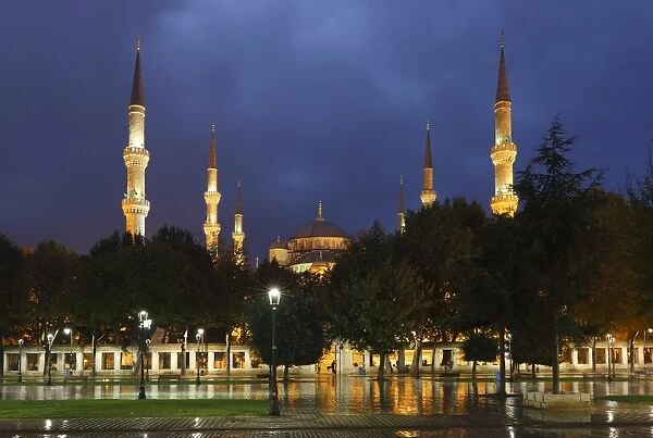 Blue Mosque, Sultan Ahmed Mosque, Sultanahmet Camii, Hippodrome, At Meydani, Istanbul, Turkey, Europe, Istanbul, European side, Istanbul Province, Turkey, European side