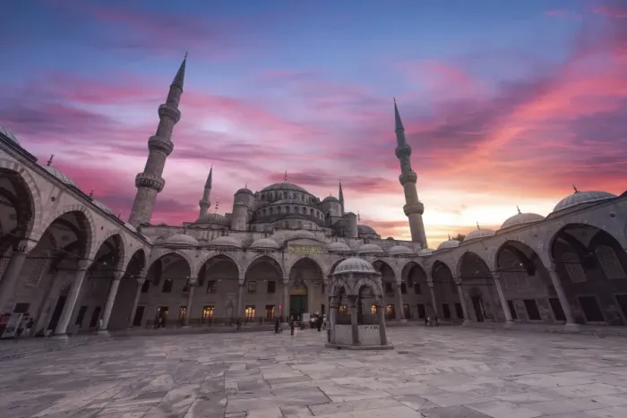 Framed Print : The Blue Mosque at twilight time in Istanbul, Turkey Framed Print : The Blue Mosque at twilight time in Istanbul, Turkey
